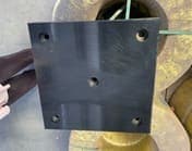 UHMWPE Pad Hitam Tahan Gesek & Korosi