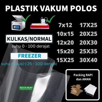 Plastik Vakum untuk Freezer: Grade dan Ketahanan Suhu
