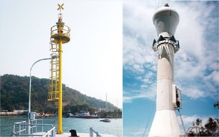 Menara Suar (Tower) GRP, Lattice, dan Single Pipe